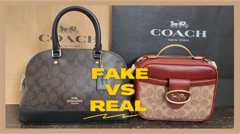 how to spot fake coach bag|authentic coach tag inside purse.